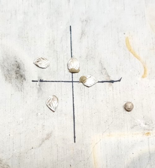 Judy Larson's Small Embellished Classic Cross - , Metalwork, Dapping, Dapping Jewelry, Tumbling, Tumble, Tumbling Jewelry, Butane Torch, Soldering, Solder, position 